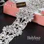 Holylove 4 Color Chunky Choker Shiny Bling Crystal Necklace for Women Jewelry Wedding Party Daily Accessories 1 Piece with Gift Box