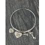 Infinity Collection Cheer Coach Bracelet- Cheerleading Coach Bracelet- Bangle Bracelet- Cheer Jewelry - Perfect Thank You Gift for Cheer Coaches