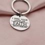 UJIMS Movies Quote Gift Faith Keychain I Find Your Lack of Faith Disturbing Keychain Graduation Inspired Gift for Movies Fans Religious Jewelry