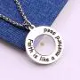 Mustard Seed Necklace with Inspirational Bible Verse Jewelry Religious Gift