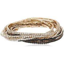 GUESS ''Color Me Pretty 10 Piece Set Beads Stretch Bracelet