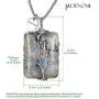 JADENOVA Healing Crystal Necklace for Women Tree of Family Pendant Family Tree Wire Wrapped Jewelry Energy Healing Teardrop pendant (24 Inches Stainless Steel Chain)