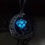 4Pcs Set 4 Colors Luminous Series Moon Love Heart Pendant Necklace Charm Fluorescent Crescent Necklace Glow in The Dark Necklace Valentines Day Gift for Women Girls 4Pcs Set 4 Colors Luminous Series Moon Love Heart Pendant Necklace Charm Fluorescent Crescent Necklace Glow in The Dark Necklace Valentines Day Gift for Women Girls