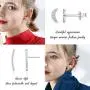 Earrings for Women Hoop Huggie Girls Ear Piercing Minimalist Cuff Mini Bar Dainty Stud Perfect for Gifting Rose Gold Plated AAA+ Cubic Zirconia Small Set 14pcs Earrings (14Pcs Set) Earrings for Women Hoop Huggie Girls Ear Piercing Minimalist Cuff Mini Bar Dainty Stud Perfect for Gifting Rose Gold Plated AAA+ Cubic Zirconia Small Set 14pcs Earrings (14Pcs Set)