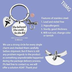 TIIMG PTA Physical Therapist Assistant Gifts PTA Graduation Birthday Christmas Jewelry for Women PTA Student Inspirational Gift
