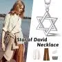 FaithHeart Star of David Jewish Necklace-Sterling Silver Pendant for Women-The Seal of Solomon Talisman Tantrism Hexagram Jewelry for Men FaithHeart Star of David Jewish Necklace-Sterling Silver Pendant for Women-The Seal of Solomon Talisman Tantrism Hexagram Jewelry for Men