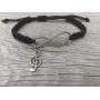 Infinity Collection Music Bracelet - Music Jewelry - Music Gift - Music Note- Music Lover Jewelry Gift