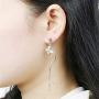 Women Drop Dangle Earrings Unique Jewelry Butterfly Tassel Fringe Long Cute Dangle Earrings