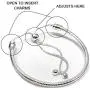 Authentic Bolenvi 925 Sterling Silver Adjustable Size Clip On/Off Bracelet compatible with Pandora Beads Charms Authentic Bolenvi 925 Sterling Silver Adjustable Size Clip On/Off Bracelet compatible with Pandora Beads Charms