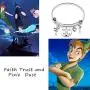 G-Ahora Womens Tinkerbell Jewerly Faith Trust and Pixie Dust Charm Bracelet Tinkerbell Bracelet G-Ahora Womens Tinkerbell Jewerly Faith Trust and Pixie Dust Charm Bracelet Tinkerbell Bracelet