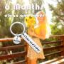 MAOFAED Sobriety Anniversary Keychain Sobriety Gift AA NA Recovery Jewelry Clean and Sober Encouragement Gift