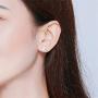 CZ Initial Stud Earrings for Women Girls S925 Sterling Silver 18K White Gold Plated Pave Cubic Zirconia Minimalist Fashion Monogram Alphabet Letter A Tragus Post Pin Earrings Tiny Cute Jewelry Gift
