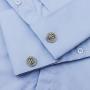 AMITER Cufflinks for Men Initial Mens Crystal Cuff Links Personalized Silver for Wedding Shirt Business Alphabet A-Z
