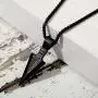Rinspyre Mens Arrowhead Necklace Gold Stainless Steel Biker Punk Indian Arrow Pendant with 22 Inch Chain Rinspyre Mens Arrowhead Necklace Gold Stainless Steel Biker Punk Indian Arrow Pendant with 22 Inch Chain