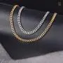 QGoliver Mens Cuban Link Chain Miami Curb Chain Stainless Steel Necklaces Hip Hop Jewelry for Men Women - Gold Silver, 8.5mm, 20''-24'' QGoliver Mens Cuban Link Chain Miami Curb Chain Stainless Steel Necklaces Hip Hop Jewelry for Men Women - Gold Silver, 8.5mm, 20''-24''