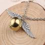 HUILAIKE Harry Potter Golden Snitch Charms Films Themed Friendship Bracelet and Necklace 2Pcs Jewelers Birthday Gifts for Teens Girls