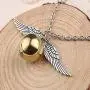 HUILAIKE Harry Potter Golden Snitch Charms Films Themed Friendship Bracelet and Necklace 2Pcs Jewelers Birthday Gifts for Teens Girls