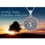 Holds Pictures Locket Necklace Tree of Life Necklace Sterling Silver Family Tree Locket Necklace That Holds Pictures Vintage Oxidized Celtic Jewelry Gift for Women
