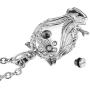 Classic Owl Cremation Urn Pendant Keepsake Necklace & Fill Kit Ashes Stainless Steel