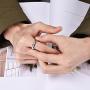 King Will Basic 2mm/3mm/4mm/5mm/6mm/7mm Stainless Steel Ring Original Color Full High Polished with Laser Etched I Love You