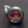 Jovivi Unique Design Glass Universe Ball Necklace Galaxy Planet Pendant Nebula Ribbon Vortex Cosmos Series