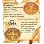 Nofade Silver Saint Benedict Cross Necklace for Men Women, 925 Sterling Silver Round St Benedict Pendant Necklace Coin Medallion Necklace Talisman Amulet Jewelry (with Gift Box)