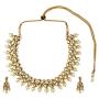 Efulgenz Indian Bollywood Premium Kundan Faux Pearl Bridal Wedding Choker Necklace Earrings Jewelry Set