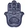 REAL SIC Hamsa Enamel Pin - Protection and Good Luck Pin - Ancient Human Hand Symbol of Strength and Defense for Jackets, Backpacks, Hats, Bags & Tops REAL SIC Hamsa Enamel Pin - Protection and Good Luck Pin - Ancient Human Hand Symbol of Strength and Defense for Jackets, Backpacks, Hats, Bags & Tops