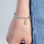 Beaded Bracelets for Women - Celebrity Endorsed 14k Gold Bracelets Turquoise Bracelet Bracelet Aqua Cat Eye Charm Fashionable Handmade Crystal Jewelry for Giving Back