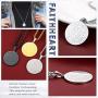 FaithHeart Magen David Star Necklace, Stainless Steel Star of David Jewish Jewelry for Women Men, The Seal of Solomon Talisman Tantrism Hexagram Pendant Necklaces (Send Gift Box)