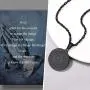 PROSTEEL Stainless Steel The Lords Prayer Necklace, Praying Hands Pendant & Chain, Mens Womens Necklace, 22inch-24inch, Come Gift Box PROSTEEL Stainless Steel The Lords Prayer Necklace, Praying Hands Pendant & Chain, Mens Womens Necklace, 22inch-24inch, Come Gift Box