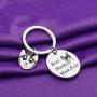 PENQI Husky Keychain Husky Jewelry Best Husky Mom Ever Keychain Dog Mom Ever Gift Dog Lover Dogs Jewelry for Husky Lover