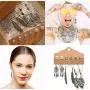 36 pairs Boho Classic Vintage Drop Dangle Earrings Set for Women Girls National Style Hollow Heart Shaped Alloy Studs Wood Leaf Handmade beading Eardrop 36 pairs Boho Classic Vintage Drop Dangle Earrings Set for Women Girls National Style Hollow Heart Shaped Alloy Studs Wood Leaf Handmade beading Eardrop