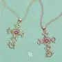 Angelady Necklaces for Women, Retro Vine Entwined Cross Necklaces for Women, with Crystals from Swarovski, Necklaces for Women Valentines Jewelry Gift Birthday Gift for Mom Women Wife Girls Her