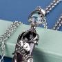 Bivei Lotus Flower Wrapped Healing Crystal Necklace Chakra Natural Stone Reiki Pendant Jewelry