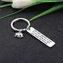 CYTING Lucky Elephant Keychain Elephant Jewelry Gift for Elephant Lovers This Little Elephant is Just for You to Bring You Luck Your Whole Life Through
