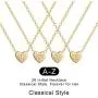 Fashion Heart Initial Necklaces for Women Girls Tiny Initial Necklaces for Women 18K Gold Filled Heart Pendant Letter Alphabet Necklace Kids Heart Letter Initial Necklace Birthday Gifts for Girls Fashion Heart Initial Necklaces for Women Girls Tiny Initial Necklaces for Women 18K Gold Filled Heart Pendant Letter Alphabet Necklace Kids Heart Letter Initial Necklace Birthday Gifts for Girls