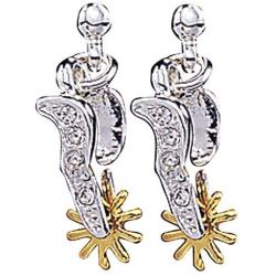 Montana Silversmiths Sparkling Spurs Drop Earrings