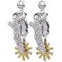 Montana Silversmiths Sparkling Spurs Drop Earrings Montana Silversmiths Sparkling Spurs Drop Earrings