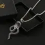 AsAlways Egyptian Mystery Amulet Gothic Jewelry Mens Stainless Steel Animal Snake King Cobra Pendant Chain Necklace AsAlways Egyptian Mystery Amulet Gothic Jewelry Mens Stainless Steel Animal Snake King Cobra Pendant Chain Necklace
