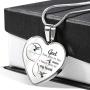 Hummingbird God Has You In Arms I Have You In My Heart Luxury Necklace Necklace Jewellery Gifts Circle - Perfect Happy Gift