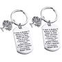 Sister Brother Gifts Dog Tag Keychain Sets Family Tree Pendant Gift Sibling Jewelry Birthday Gifts A Brothers Love is a Sisters Greatest Treasure