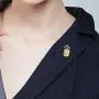 Joyci 1Pcs Cute Pineapple Brooch Pins Crystal Fashion Style Lapel Pins for Clothing Bag Decor Joyci 1Pcs Cute Pineapple Brooch Pins Crystal Fashion Style Lapel Pins for Clothing Bag Decor