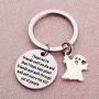 SEIRAA Ghost Friends Keychain Best Friend Gift Ghost Jewelry Soul Sister Gift Friendship Keychain Gag Birthday Gift For Her