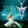 AOBOCO Guardian Angel Wings Sterling Silver Angel Wings with Blue Heart Embellished with Crystals from Swarovski Birthday Christmas Jewelry Gifts Ideas AOBOCO Guardian Angel Wings Sterling Silver Angel Wings with Blue Heart Embellished with Crystals from Swarovski Birthday Christmas Jewelry Gifts Ideas
