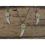 Bullet Wing Necklace & Dangle Earrings Brass 380 Casings. With or Without Swarovski Crystals. Bullet Wing Necklace & Dangle Earrings Brass 380 Casings. With or Without Swarovski Crystals.
