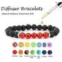 7 Chakra Bracelets Lava Stone Diffuser Bracelet Aromatherapy Essential Oil Bracelet Anxiety Calming Bracelet Meditation Beaded Stretchy Bracelets for Men Women Teens Kids YISSION 7 Chakra Bracelets Lava Stone Diffuser Bracelet Aromatherapy Essential Oil Bracelet Anxiety Calming Bracelet Meditation Beaded Stretchy Bracelets for Men Women Teens Kids YISSION