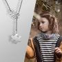 Autism Awareness Puzzle Lariat Necklace Motivational Autism Jewelry Encouragement Jigsaw Inspirational Gift for Autistic People(autism NL)