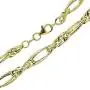 14k Gold Italian Lightweight Chain Oval Double Link Bracelet 14k Gold Italian Lightweight Chain Oval Double Link Bracelet