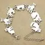 RechicGu Egyptian Bastet Cat Kitten Pet Animal Charms Chain Link Bracelet Bangle Gift RechicGu Egyptian Bastet Cat Kitten Pet Animal Charms Chain Link Bracelet Bangle Gift